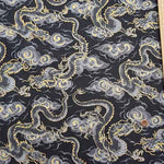 Cotton chinese Grame printed fabric New Currents Dragon - nomura tailor