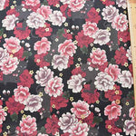 Cotton Seated Printed Fabric Quilted Gait Black Cat - nomura tailor