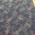 Cotton Sheeting printed Fabric - Japanese-style Seigaiha Rabbits - nomura tailor