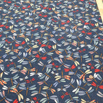 Cotton Sheeting printed Fabric - Japanese-style Dragonflies - nomura tailor