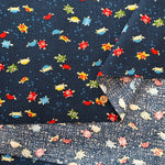 Cotton Sheeting printed Fabric - Japanese-style - Lucky Turtles - nomura tailor