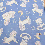 Cotton sheeting print fabric un/no unicorn - nomura tailor