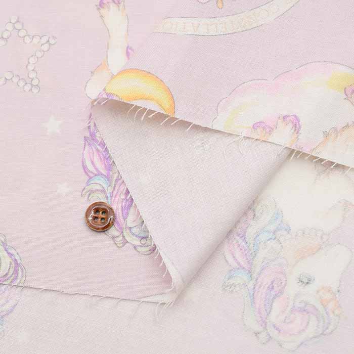 Cotton sheeting print fabric un/no unicorn - nomura tailor