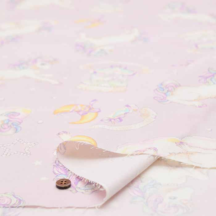 Cotton sheeting print fabric un/no unicorn - nomura tailor