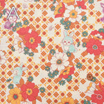 Cotton sheeting printed fabric un/no Retro Rabbit - nomura tailor