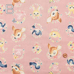 Cotton sheeting printed fabric un/no Retro Bambi - nomura tailor