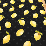 Cotton Oxford Printed Fabric - Lemon - nomura tailor