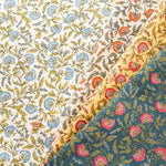 Silky-like Cotton Compass Print Fabric - Ethnic - nomura tailor