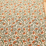 Silky-like Cotton Compass Print Fabric - Ethnic - nomura tailor