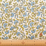 Silky-like Cotton Compass Print Fabric - Ethnic - nomura tailor