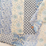 Silky-like Cotton Compass Print Fabric - Ethnic - nomura tailor