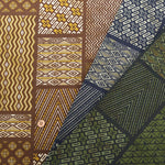 Cotton Muslin printed Fabric  Asian Overdye - Patchwork - nomura tailor