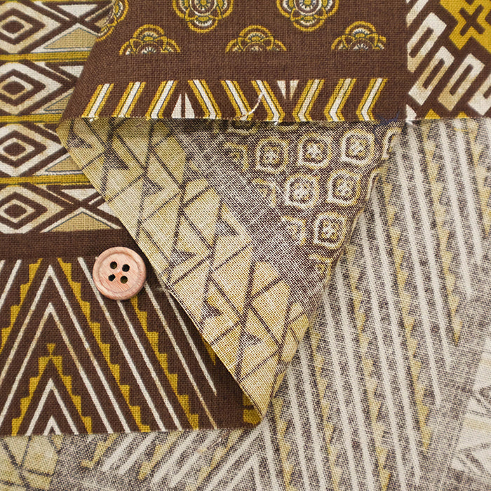 Cotton Muslin printed Fabric  Asian Overdye - Patchwork - nomura tailor