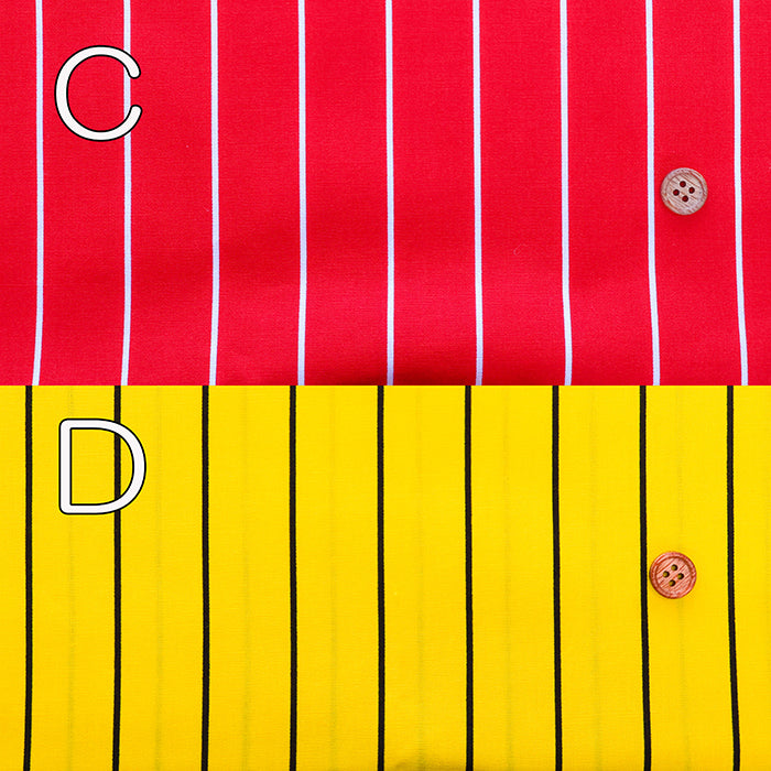 Cotton Broad Fabric - Pencil Stripe - nomura tailor