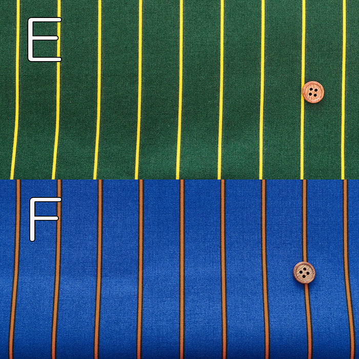 Cotton Broad Fabric - Pencil Stripe - nomura tailor