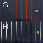 Cotton Broad Fabric - Pencil Stripe - nomura tailor
