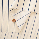 Cotton Broad Fabric - Pencil Stripe - nomura tailor