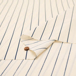 Cotton Broad Fabric - Pencil Stripe - nomura tailor