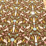 Cotton Oxford Printed Fabric - Rabbit - nomura tailor