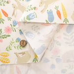 Cotton Oxford Printed Fabric - Rabbit - nomura tailor