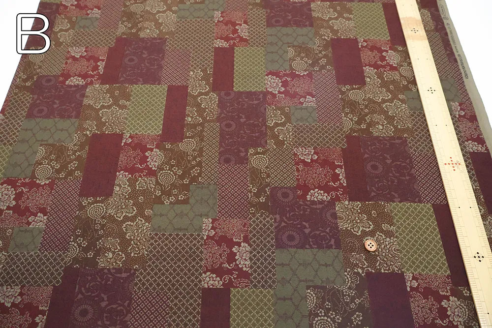 Cotton Sheeting printed Fabric - Oshima Style - nomura tailor