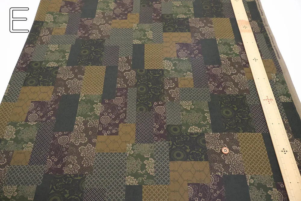 Cotton Sheeting printed Fabric - Oshima Style - nomura tailor