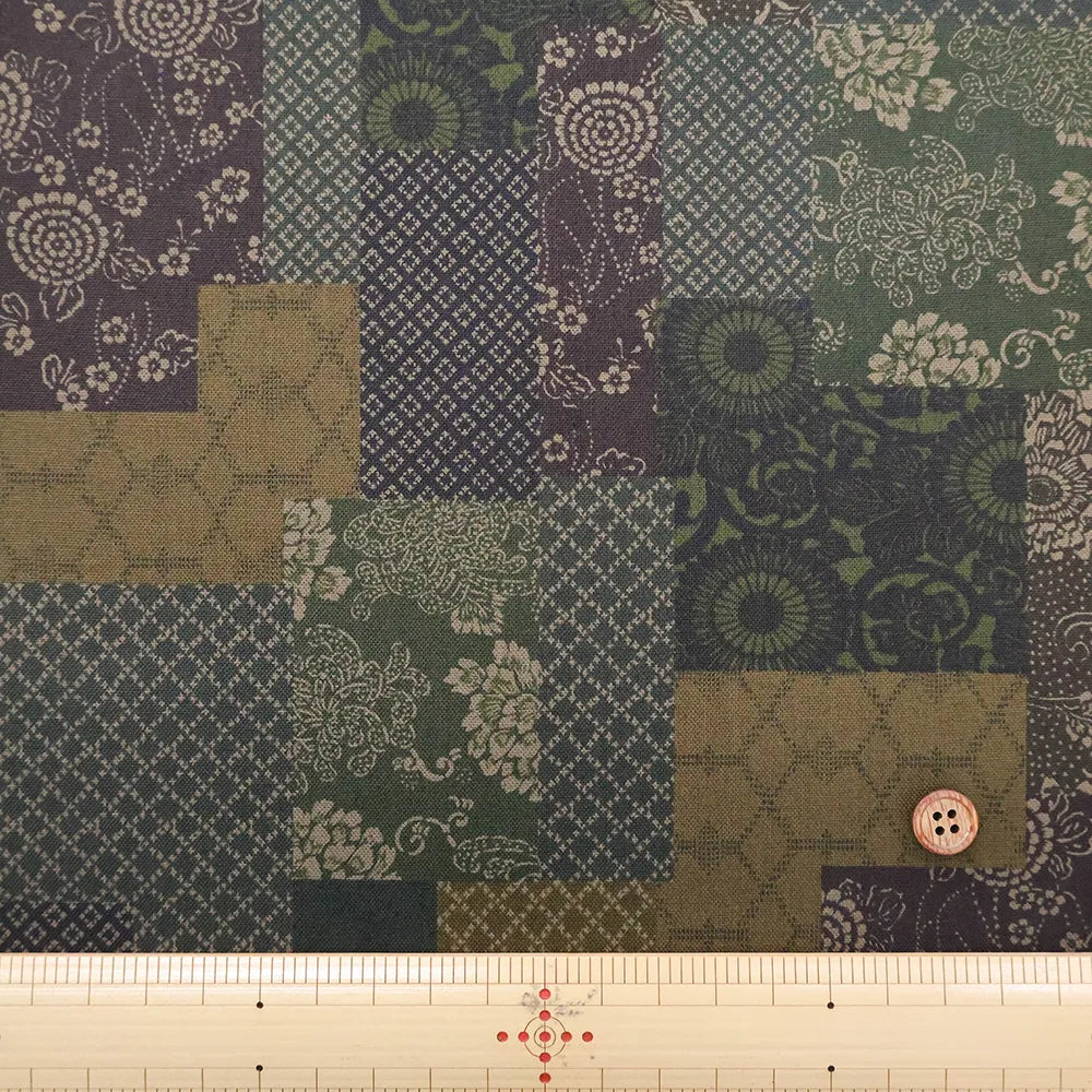 Cotton Sheeting printed Fabric - Oshima Style - nomura tailor