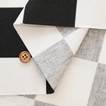 Cotton Oxford Printed Fabric - Check - nomura tailor