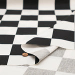Cotton Oxford Printed Fabric - Check - nomura tailor