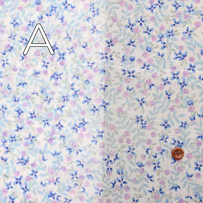 Cotton 100 twin boil print fabric flower - nomura tailor