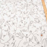 Cotton 100 twin voile printed fabric Flower - nomura tailor