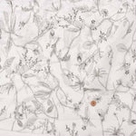 Cotton 100 twin voile printed fabric Flower - nomura tailor