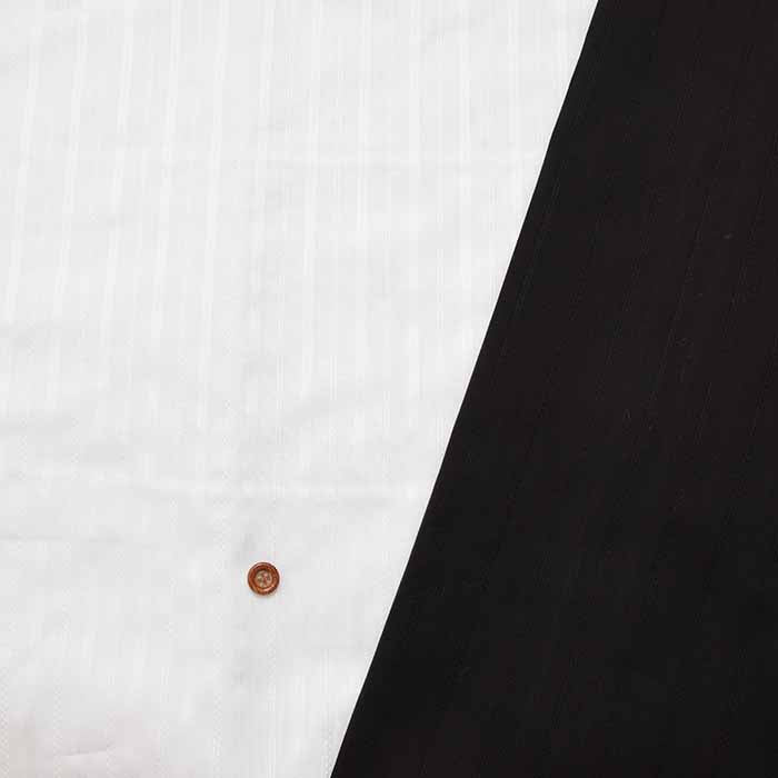 Cotton 100 twin karami fabric stripes - nomura tailor