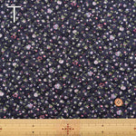 Cotton broadcloth printed quilt fabric <all stitch> small flowers - nomura tailor