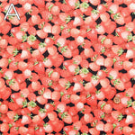 Cotton Ox Printed Fabric Strawberry - nomura tailor