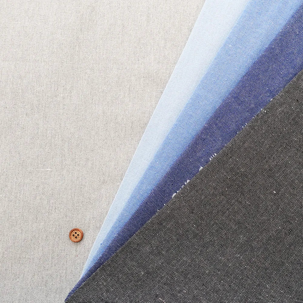 インド製 T/Cシャンブレー生地 - Plain - nomura tailor