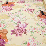 Cotton cinching print fabric Murasakishikibu - nomura tailor