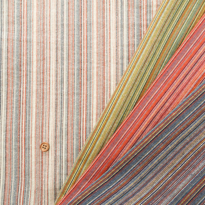 Made in China Cotton Yarn-Dyed Multi-stripe Fabric - nomura tailor
