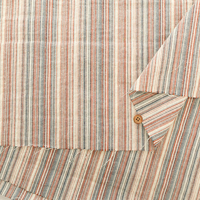 Made in China Cotton Yarn-Dyed Multi-stripe Fabric - nomura tailor