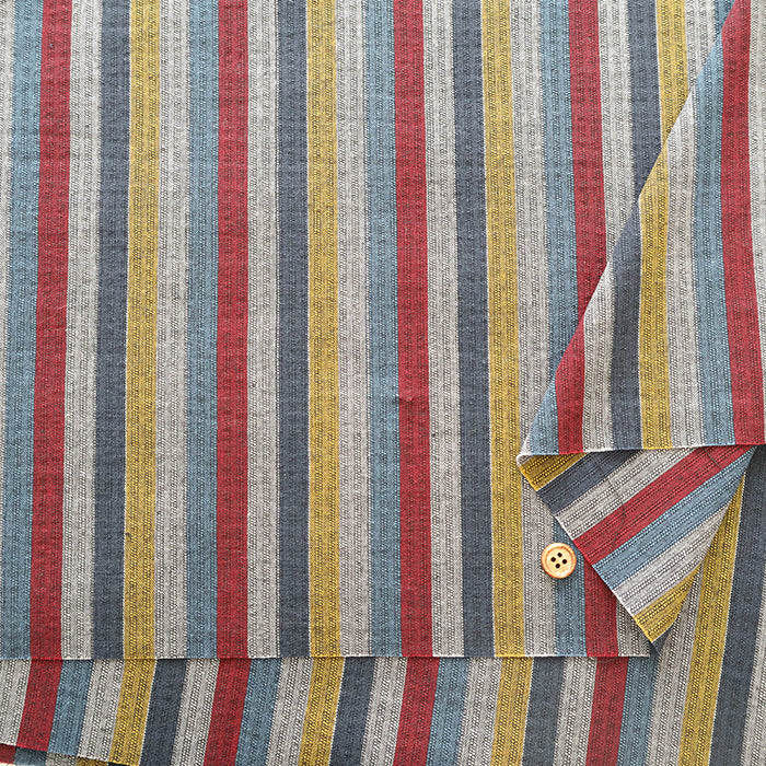 Made in China Cotton Yarn-Dyed Fabric - Japanese Style Stripe Wide - nomura tailor
