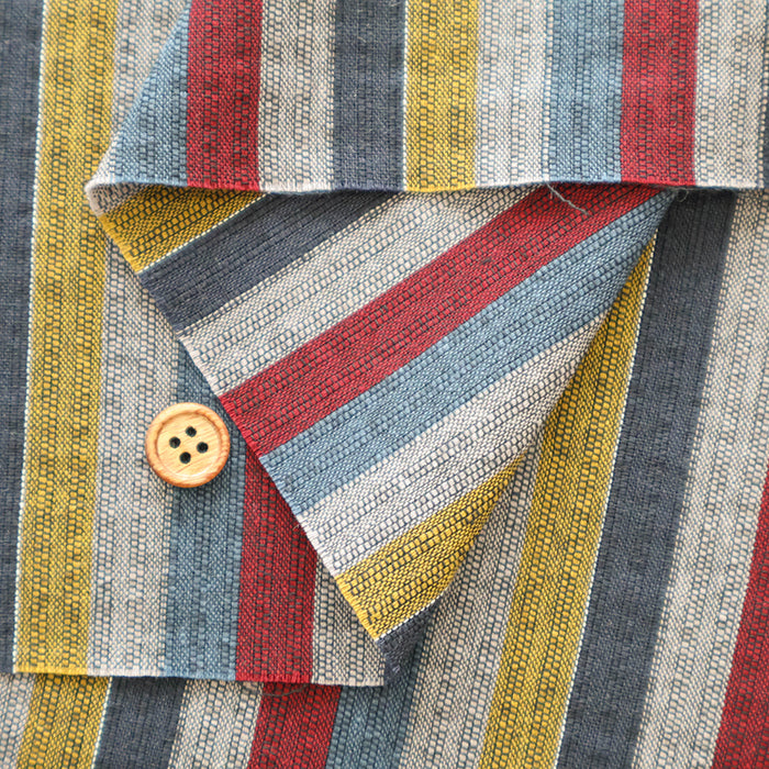 Made in China Cotton Yarn-Dyed Fabric - Japanese Style Stripe Wide - nomura tailor