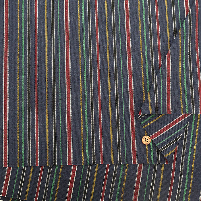 Made in China Cotton Yarn-Dyed Fabric - Japanese Style Stripe Narrow - nomura tailor