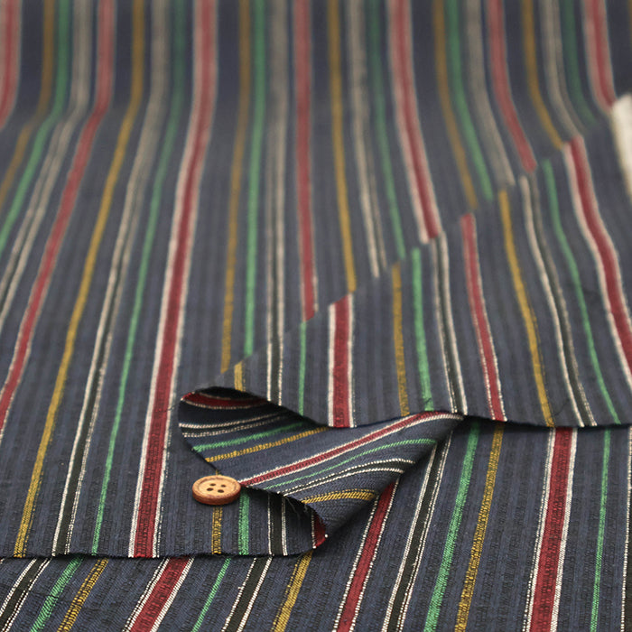 Made in China Cotton Yarn-Dyed Fabric - Japanese Style Stripe Narrow - nomura tailor