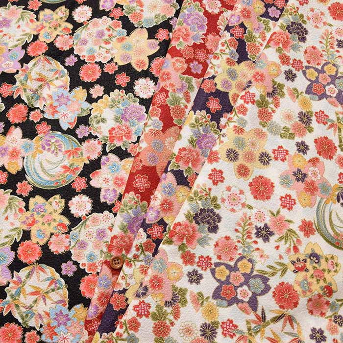 Cotton Skare Enbox Japanese pattern print fabric 1 - nomura tailor