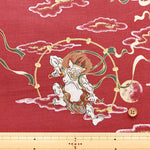 Cotton Scare Lame (Glitter) Fabric - God of wind and god ofthunder - nomura tailor