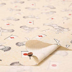 Cotton cinching printed fabric headband - nomura tailor