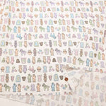 Cotton sheeting print fabric Haniwa - nomura tailor