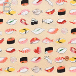 Cotton Seating Printed Fabric Osushi - nomura tailor