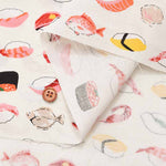 Cotton Seating Printed Fabric Osushi - nomura tailor