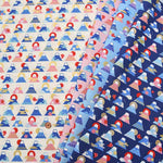 Cotton shingle printed fabric Fujiyama - nomura tailor